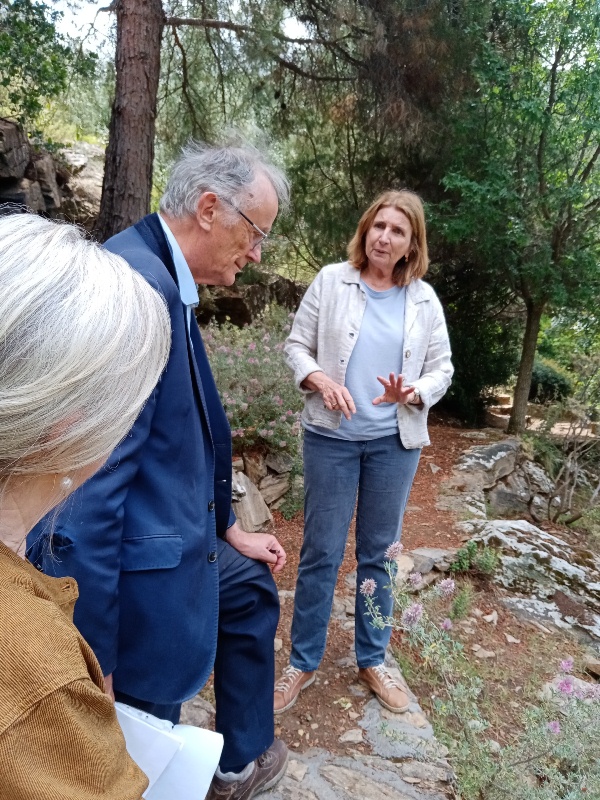 Επίσκεψη του Robin Lane Fox στον Βοτανικό Κήπο της Φιλοδασικής